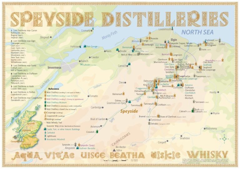 Whisky Regions in Scotland - livingbythedram